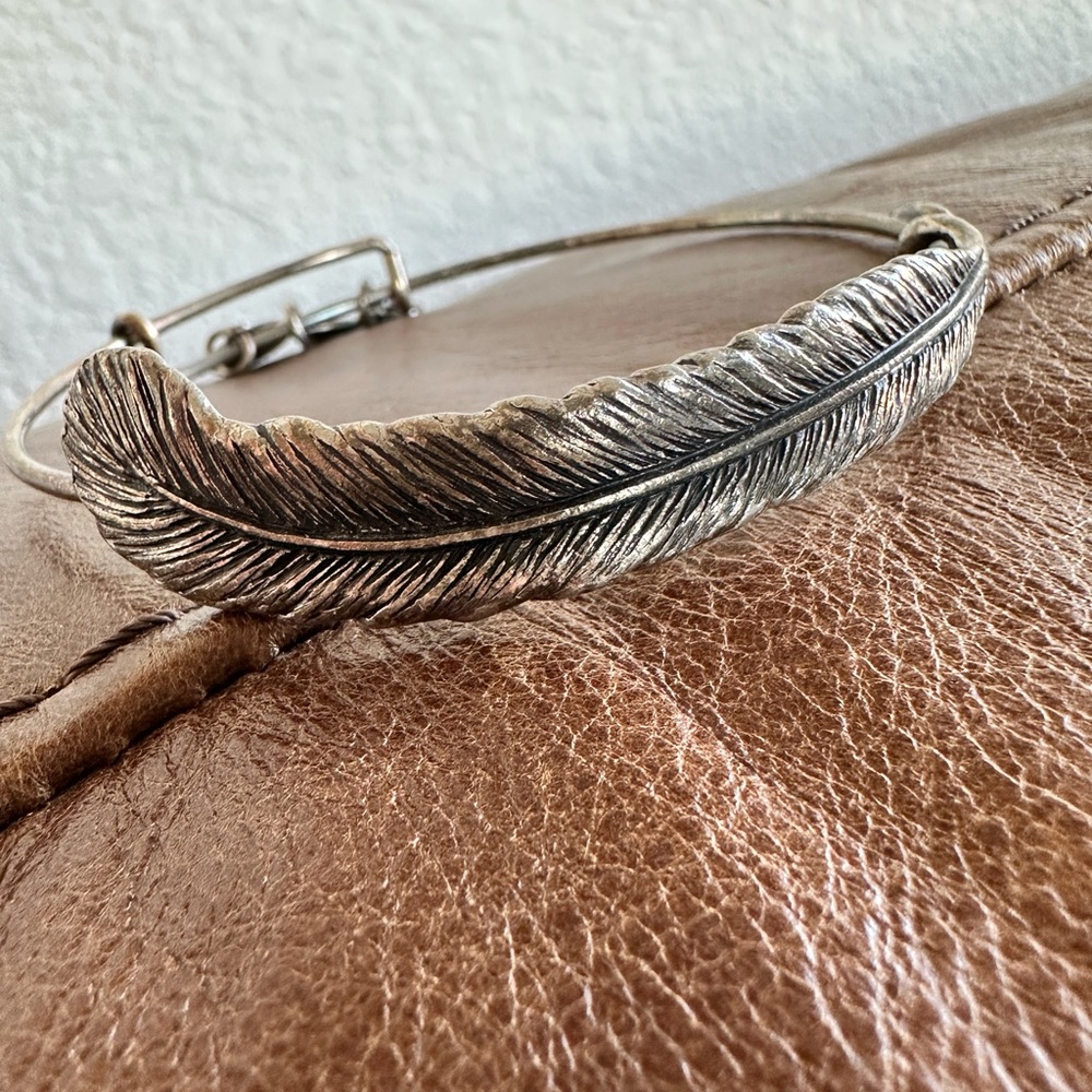 Alex and Ani- feather bracelet